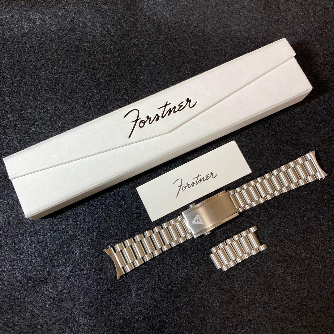 Forstner フォースナー ステンレススチール 19mm 金属ベルト