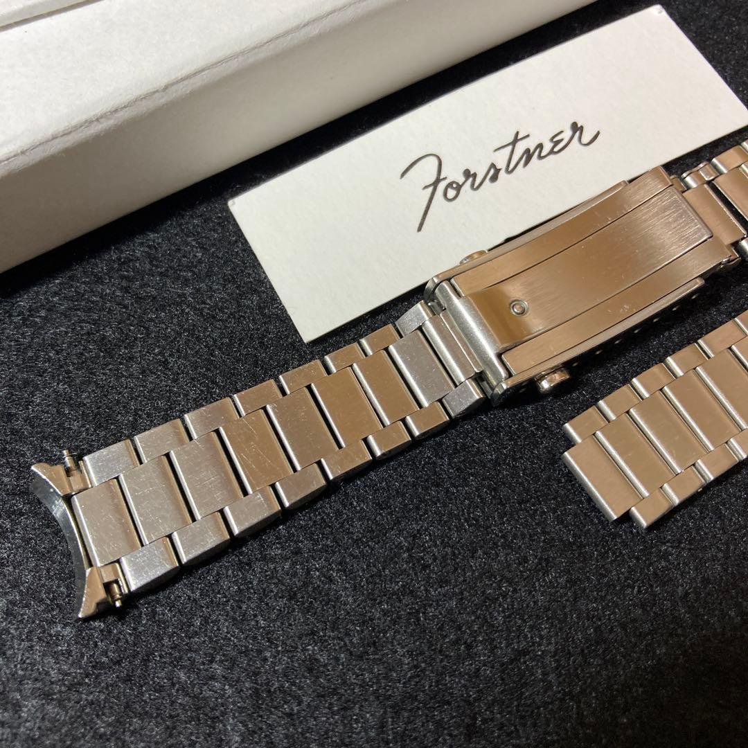 Forstner フォースナー ステンレススチール 19mm 金属ベルト