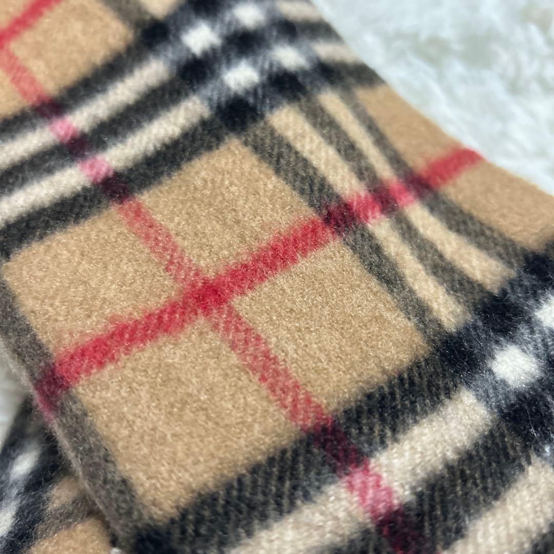 Burberrys カシミア100% マフラー（ノバチェック／ベージュ）