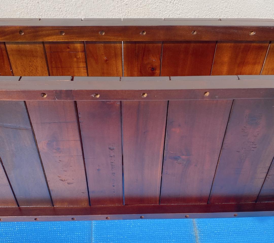 レトロ風 車輪付テレビ台 テレビボード ローボード 幅120㎝