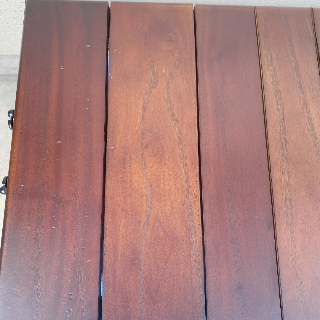 レトロ風 車輪付テレビ台 テレビボード ローボード 幅120㎝