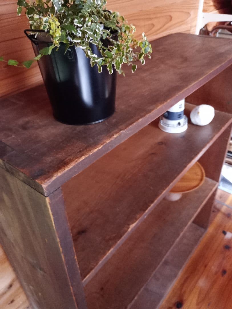 アンティーク　棚　ラック　レトロ