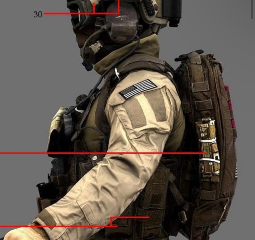 TMC 6094 ベース BF4 突撃兵 プレキャリ ハーネス込