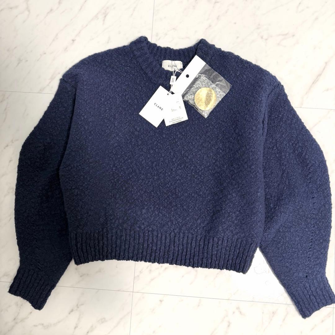 【新品タグ付き】完売品✨️クラネ ブローチ セット ソフトスラブ ニットトップス