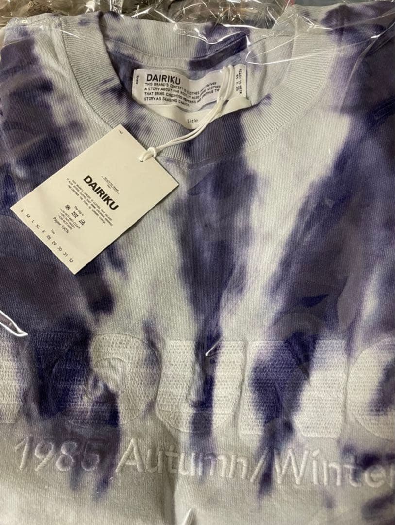 DAIRIKU \"YOUNG\" Tie-dye Tee ロンT 新品未使用