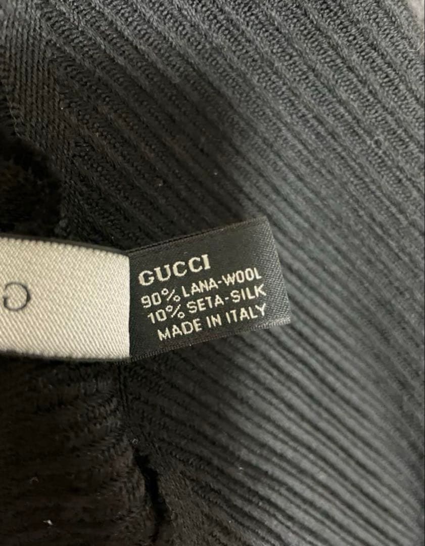 GUCCI マフラー ストール ウール シルク