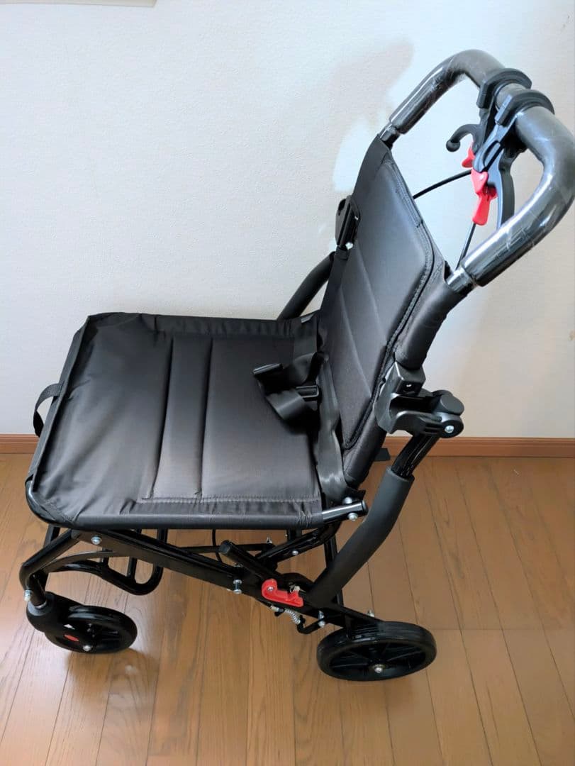 YLOVABLE 折りたたみ式車椅子 ブラック