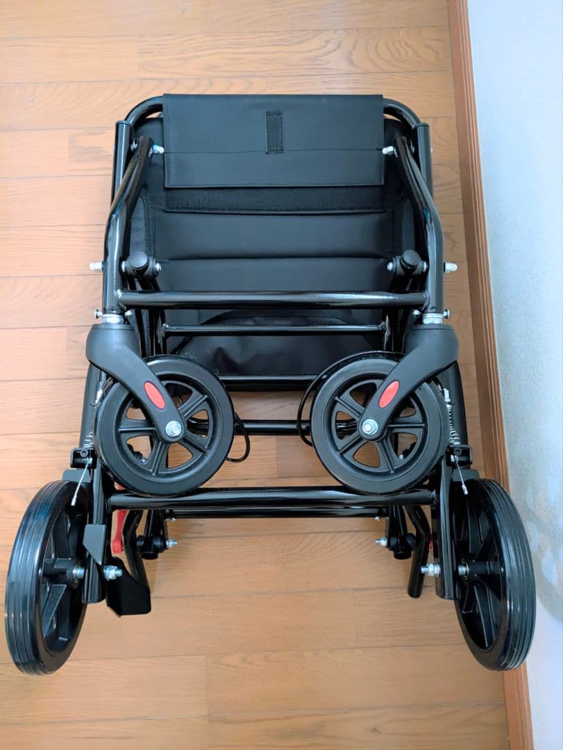 YLOVABLE 折りたたみ式車椅子 ブラック
