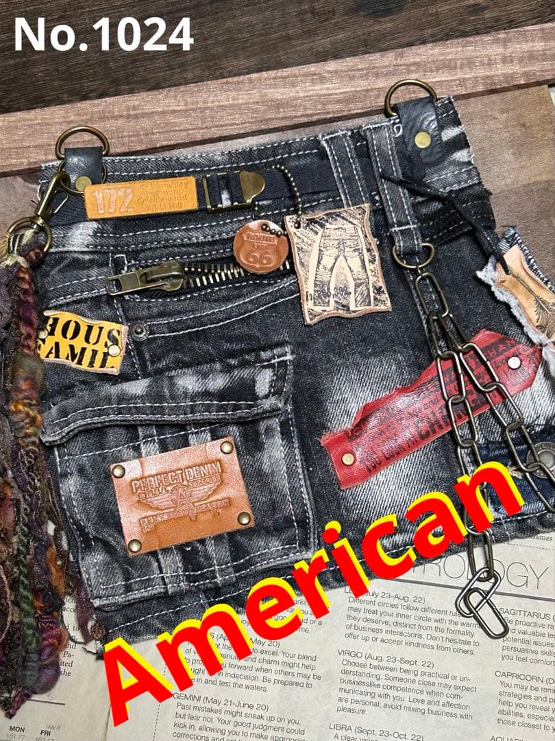 ごっつめ！リメイクデニムタペストリー　No.1024