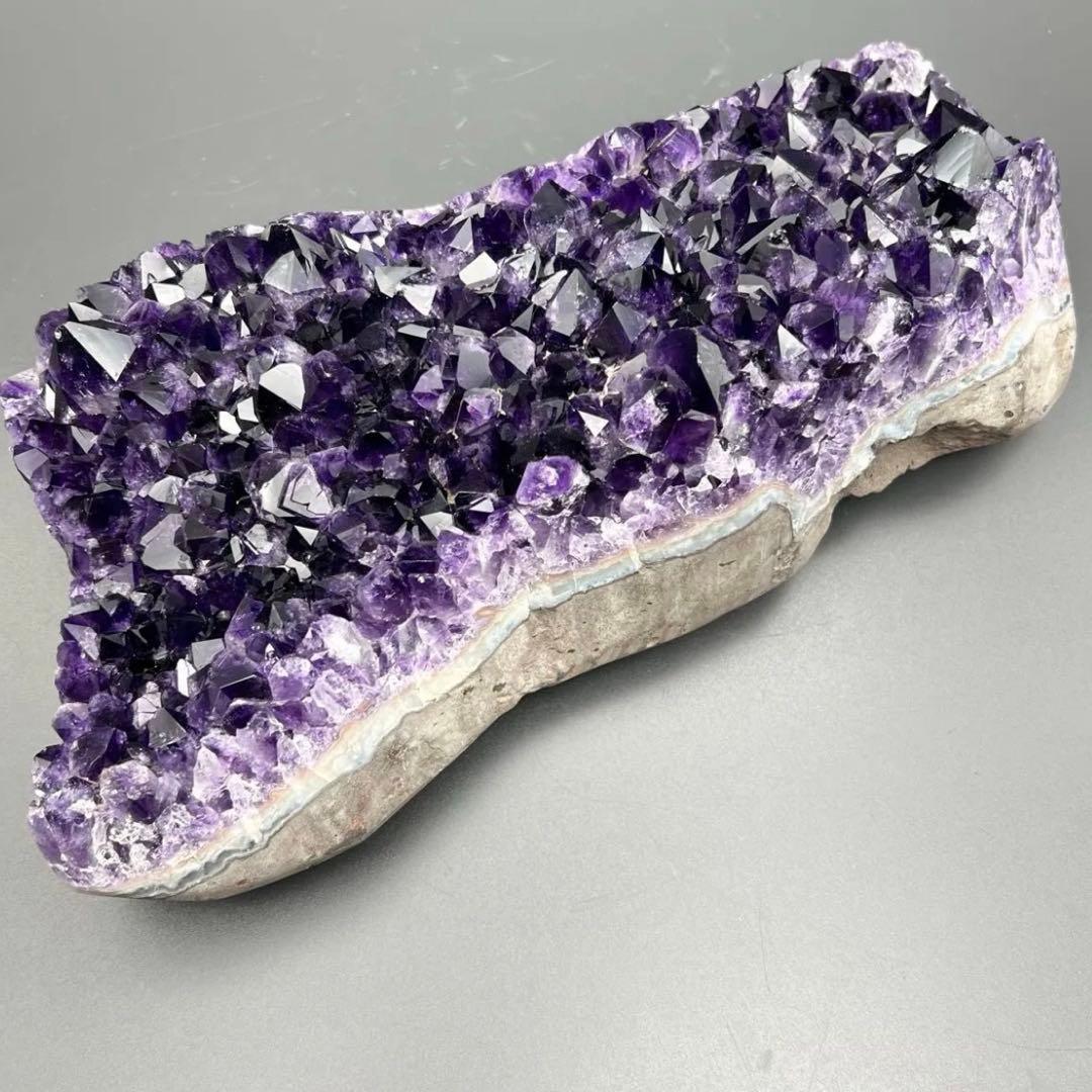 ☆究極クオリティ 超絶神々しい輝き☆最高級 ウルグアイ産 アメジストクラスター