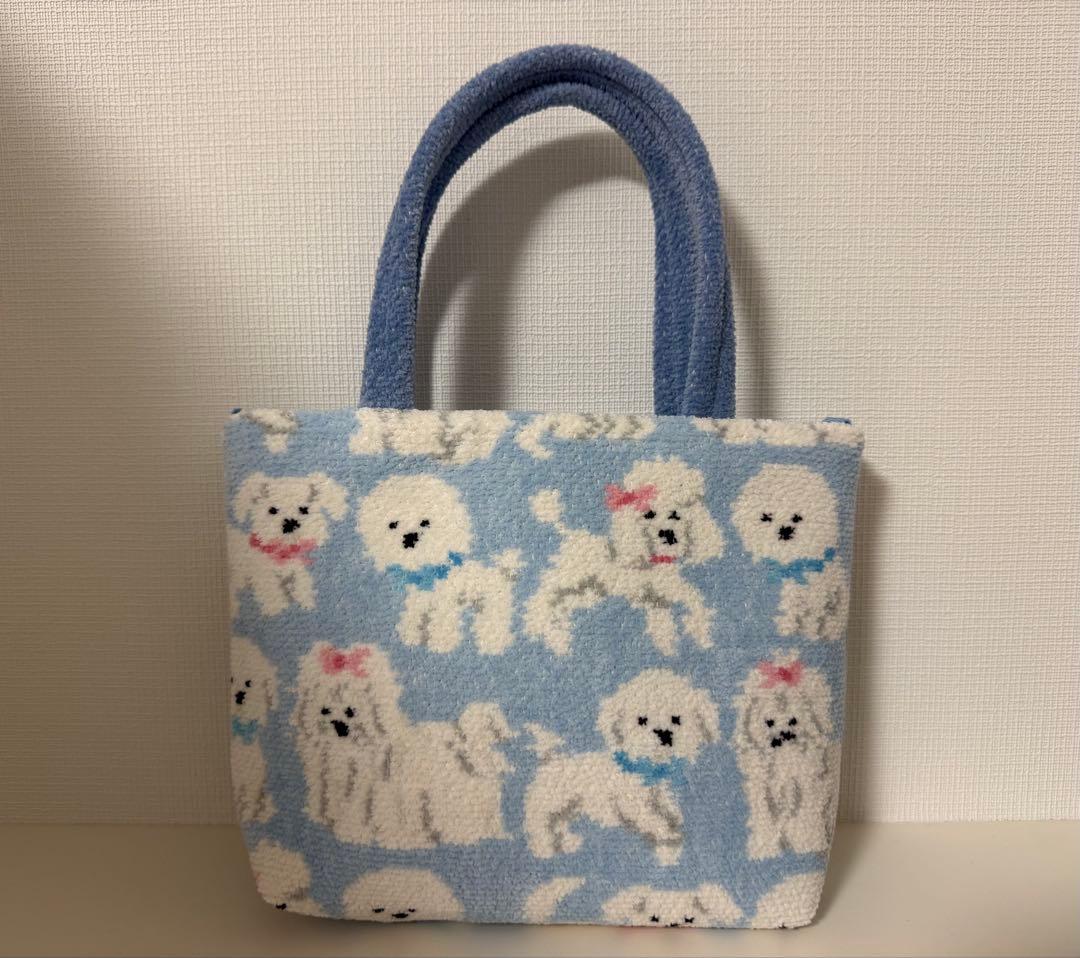 未使用 フェイラー モフモフワンチャン バッグ　オンライン限定カラー