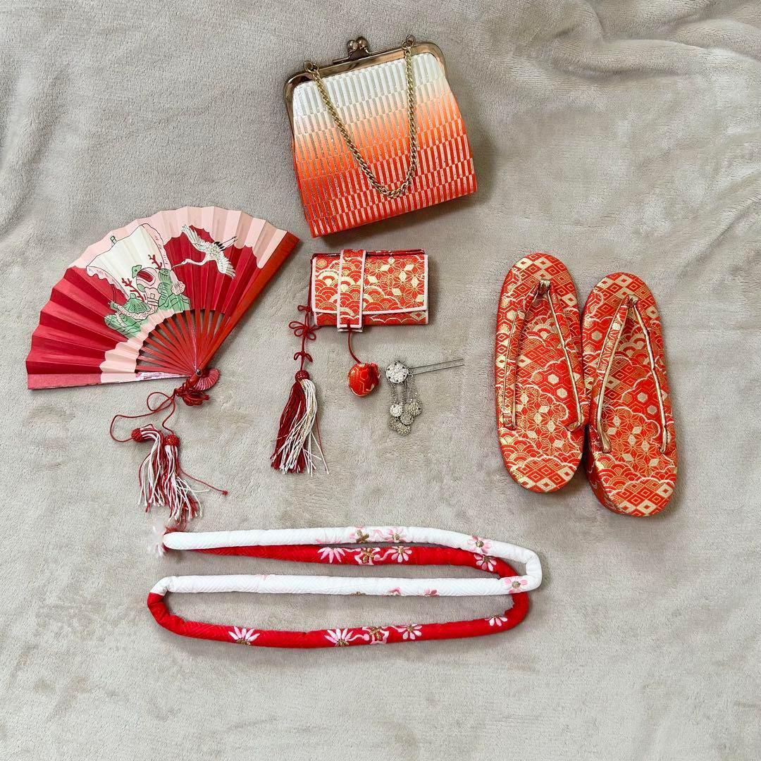 【Alinco-worksご希望品】着物　七五三　7歳　女の子　13点フルセット