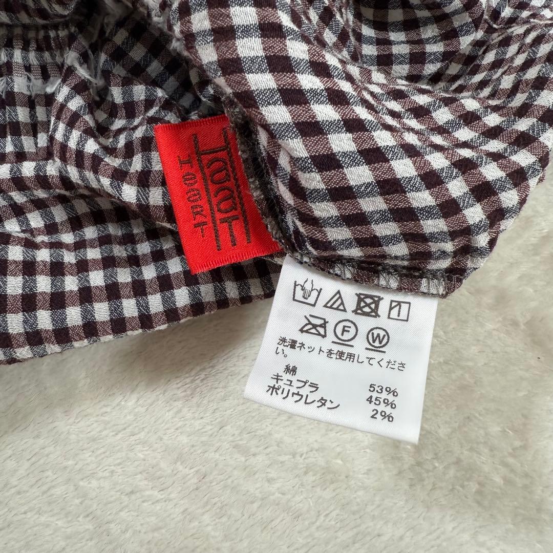 Haat ISSEY MIYAKE ランダム プリーツ シャツ チェック