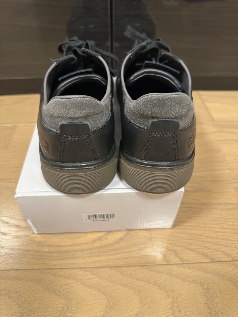 ecco レザースニーカー　ブラック　43