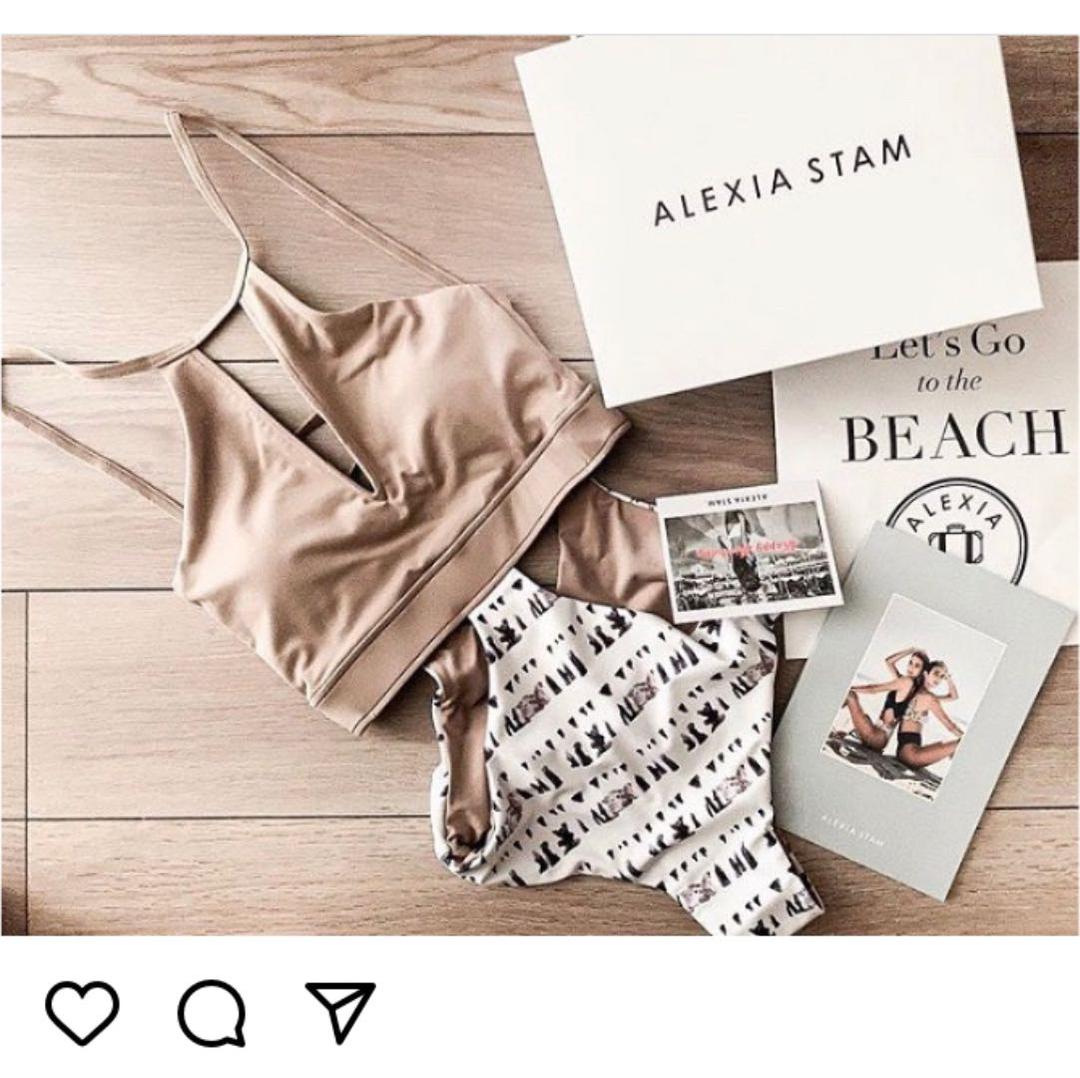 新品未使用　2020ss ALEXIASTAM ワンピースビキニ　Sサイズ
