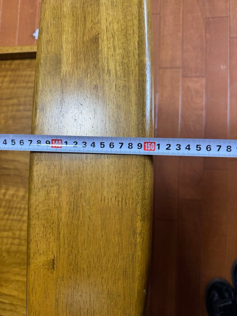 ☆アンティーク木製 収納付き 2人掛けソファ