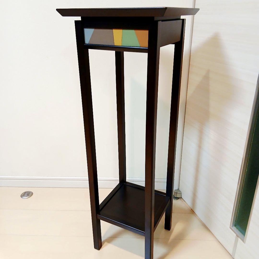 karimoku フラワースタンド カリモク コーナーテーブル 花台 花瓶置き