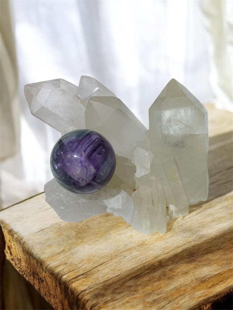 ブラジル産　クォーツクラスター　水晶クラスター　812g 天然石