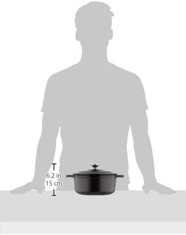 シャスール サブライム ラウンドキャセロール 20cm ブラック