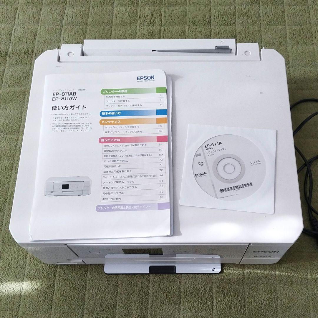 ジャンク品　EP-811AW インクジェットプリンター（印刷できない）