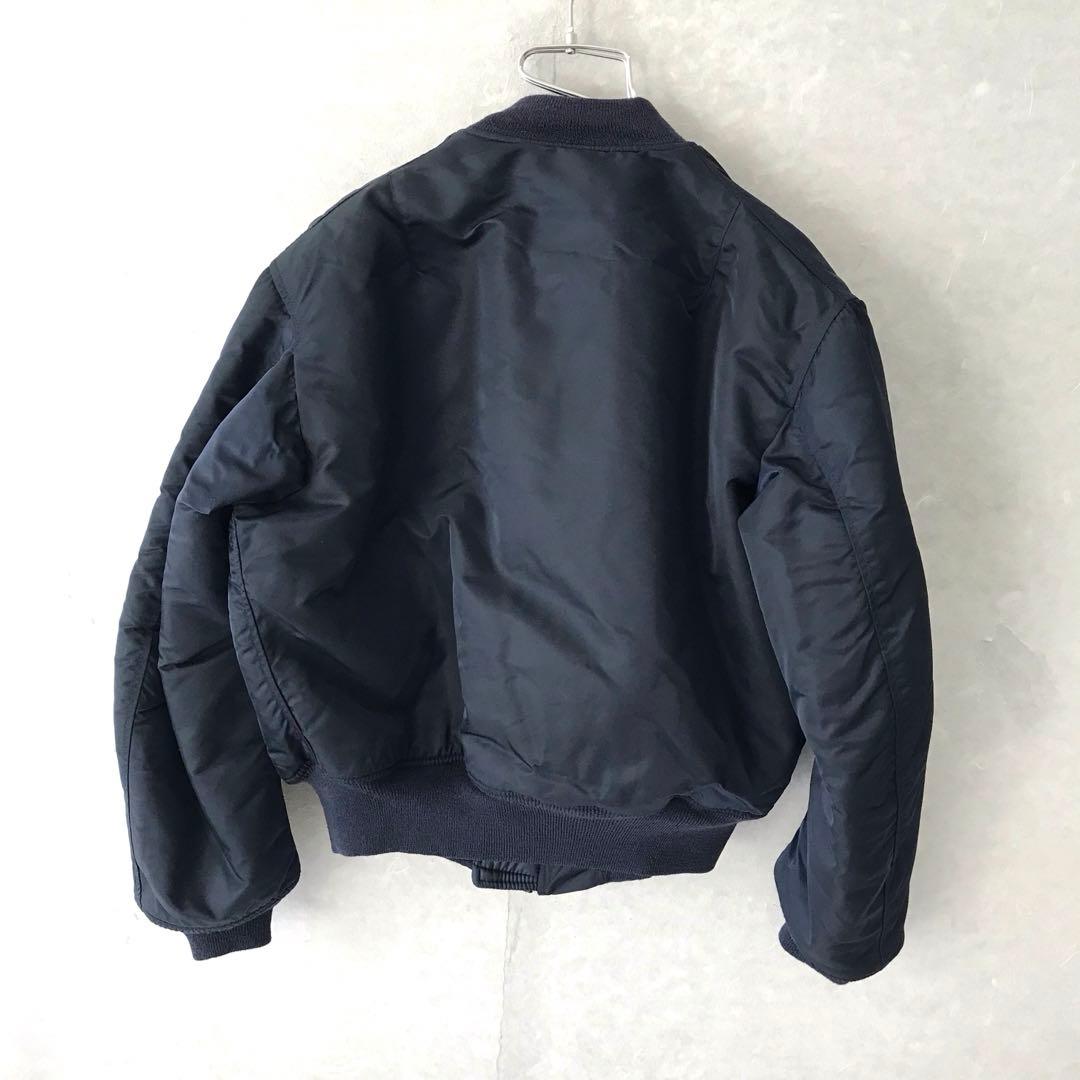 CAMCO MA-1 フライトジャケット 丈短 美品 レア ネイビー L