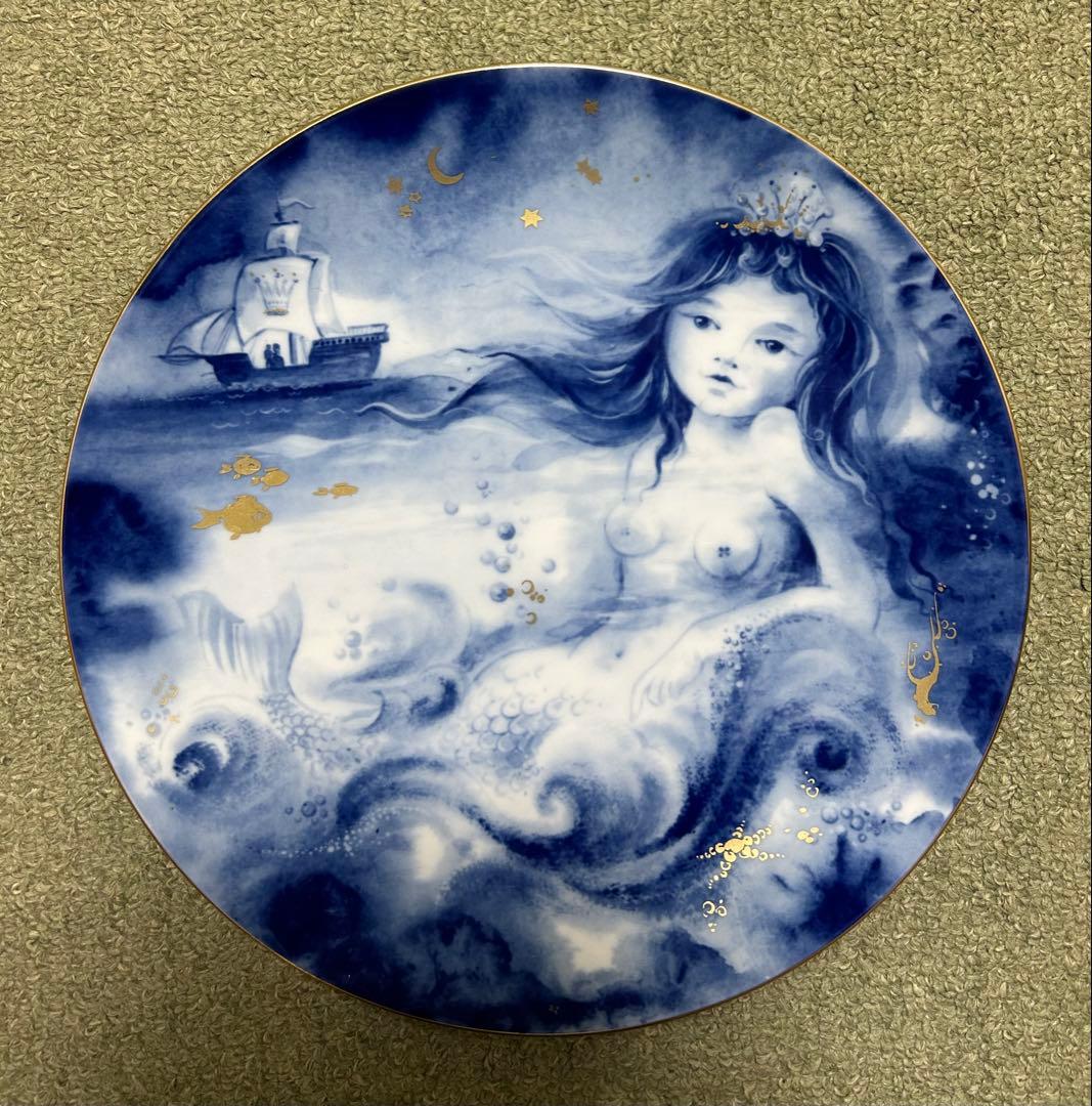 マイセン窯 1983年版 イヤー・プレート アンデルセン人魚姫