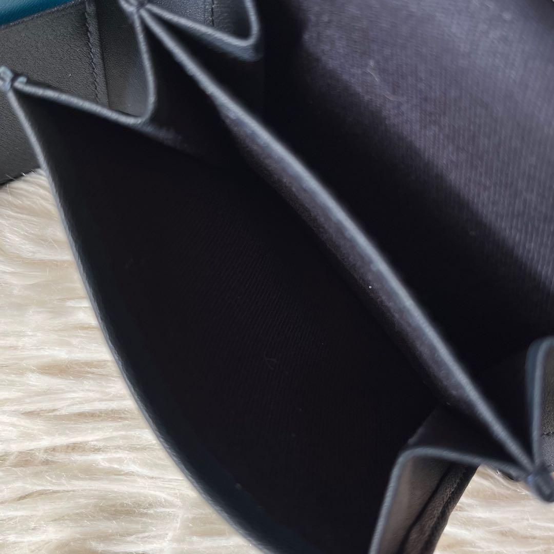 【新品未使用】ポールスミス　PSC694 ストライプステッチ　二つ折り財布