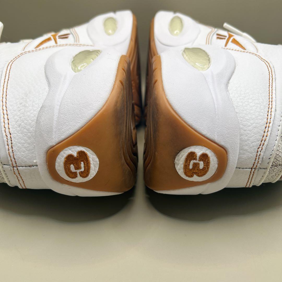 ★Reebok★QUESTION MID 27cm ホワイト ブラウン