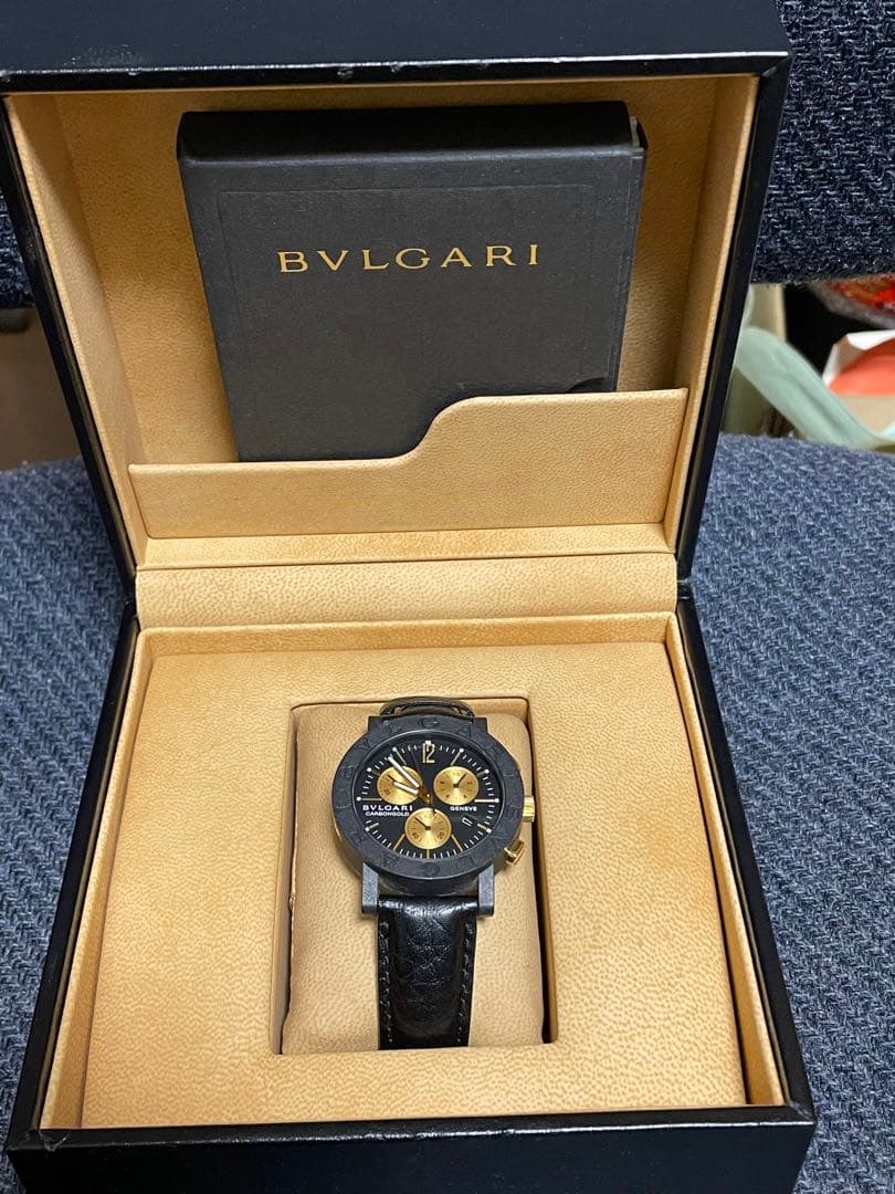 きららさん専用　BVLGARI Carbongold クロノグラフ 時計