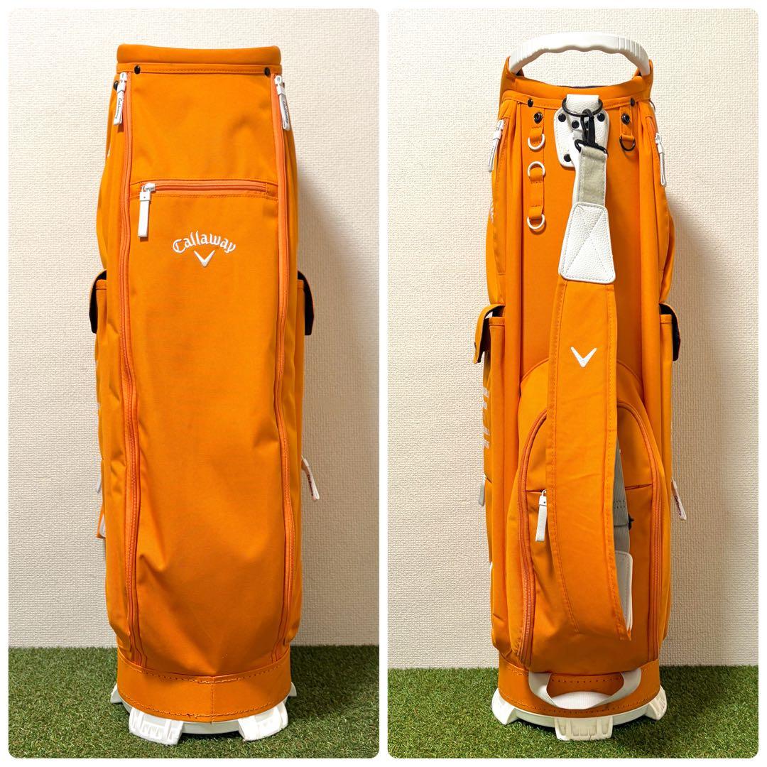 状態良好｜Callaway キャロウェイ　アドバンス　キャディバッグ　オレンジ