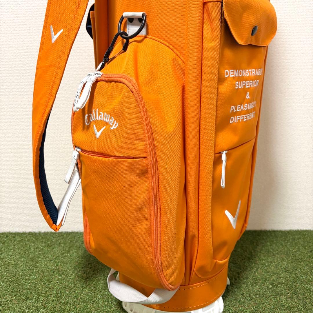 状態良好｜Callaway キャロウェイ　アドバンス　キャディバッグ　オレンジ