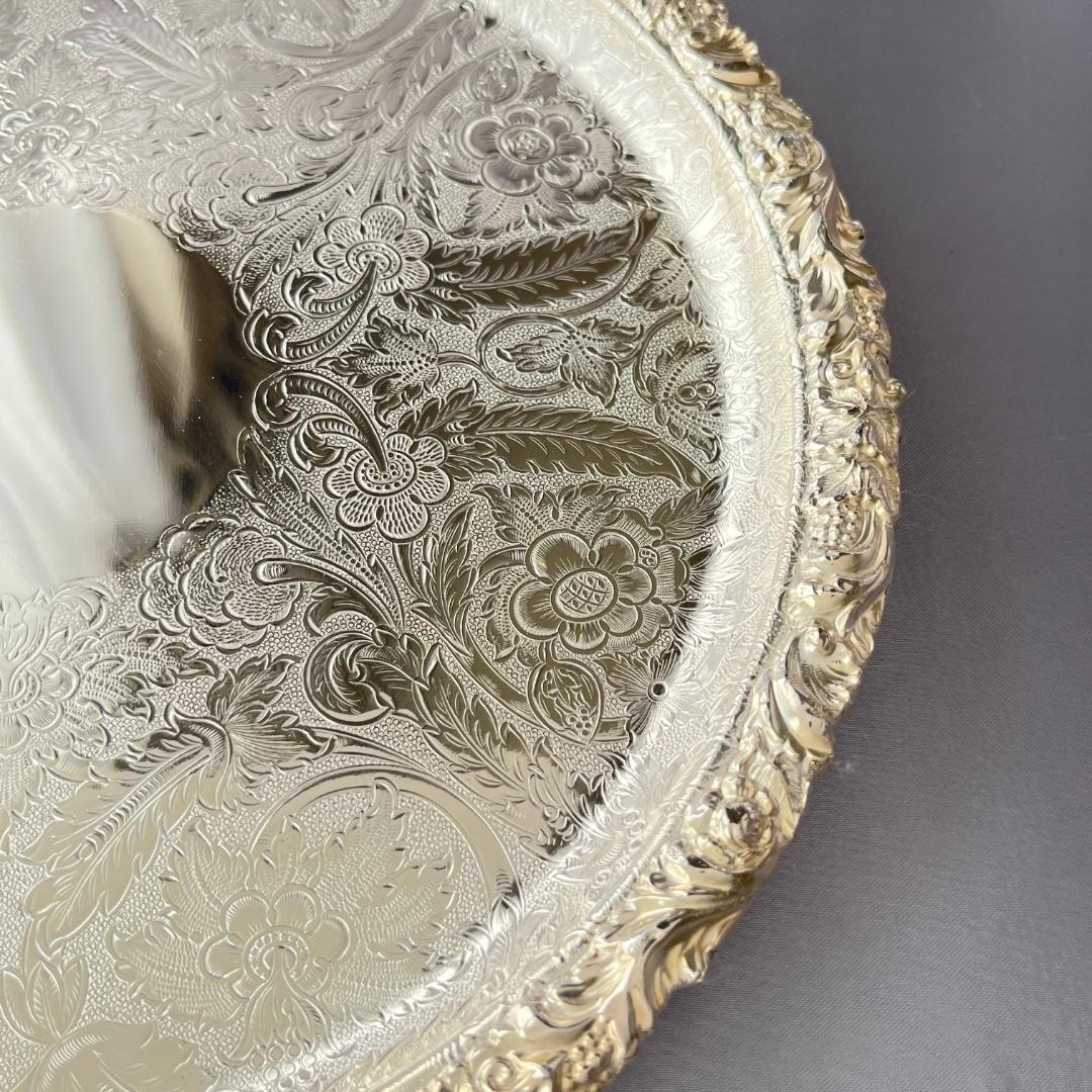 【Barker & Ellis】 ドリンクトレー / ギャラリートレー　25cm