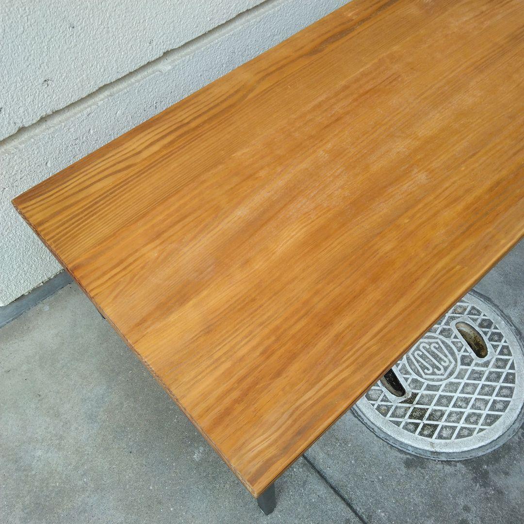 美品 LOWYA アイアン テーブル 100×50×35 送料込み