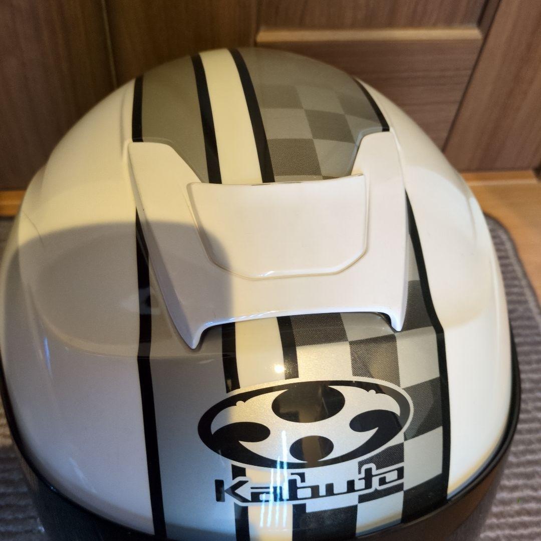 KABUTO ジェットヘルメット ホワイト/ブラック