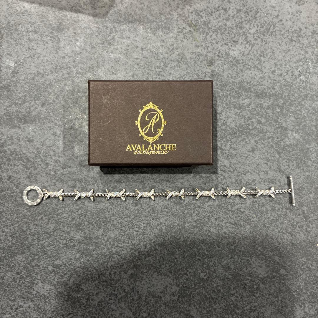 AVALANCHE シルバーブレスレット　有刺鉄線