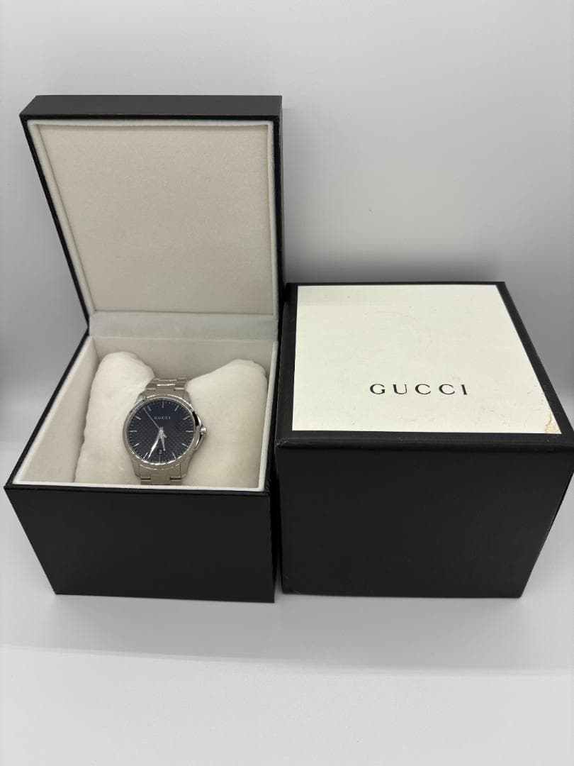 GUCCI G TIMELESS YA1264051 クオーツ ブラック メンズ