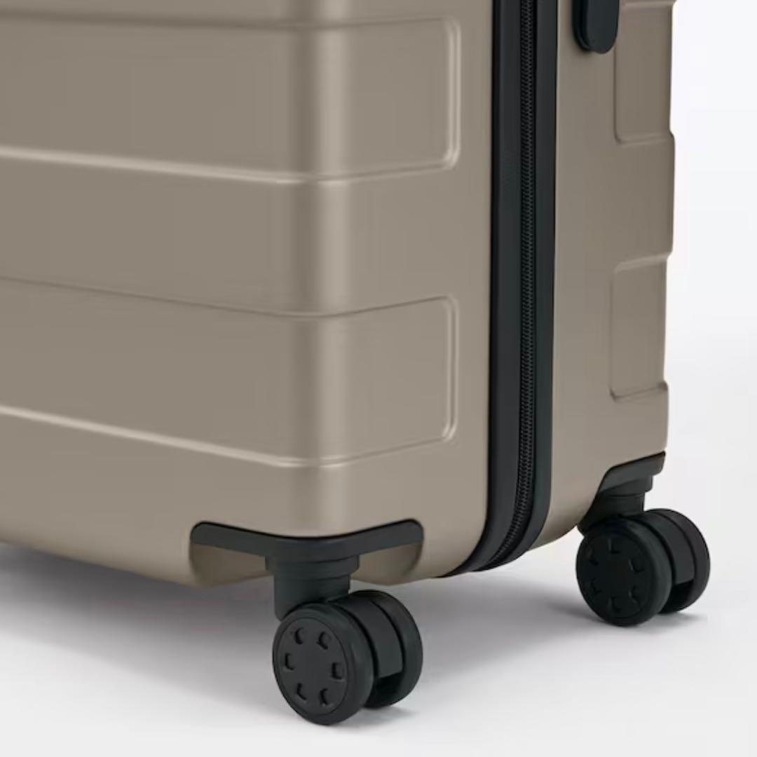 無印良品　バーを自由に調整できるハードキャリーケース　ベージュ