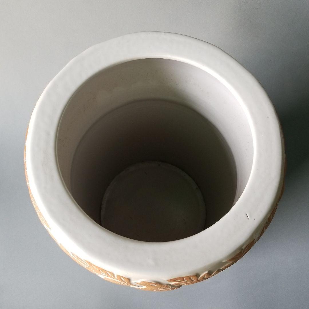 訳あり出品⤵⤵ 信楽焼傘立て  ギリシャ風 高さ４７cm
