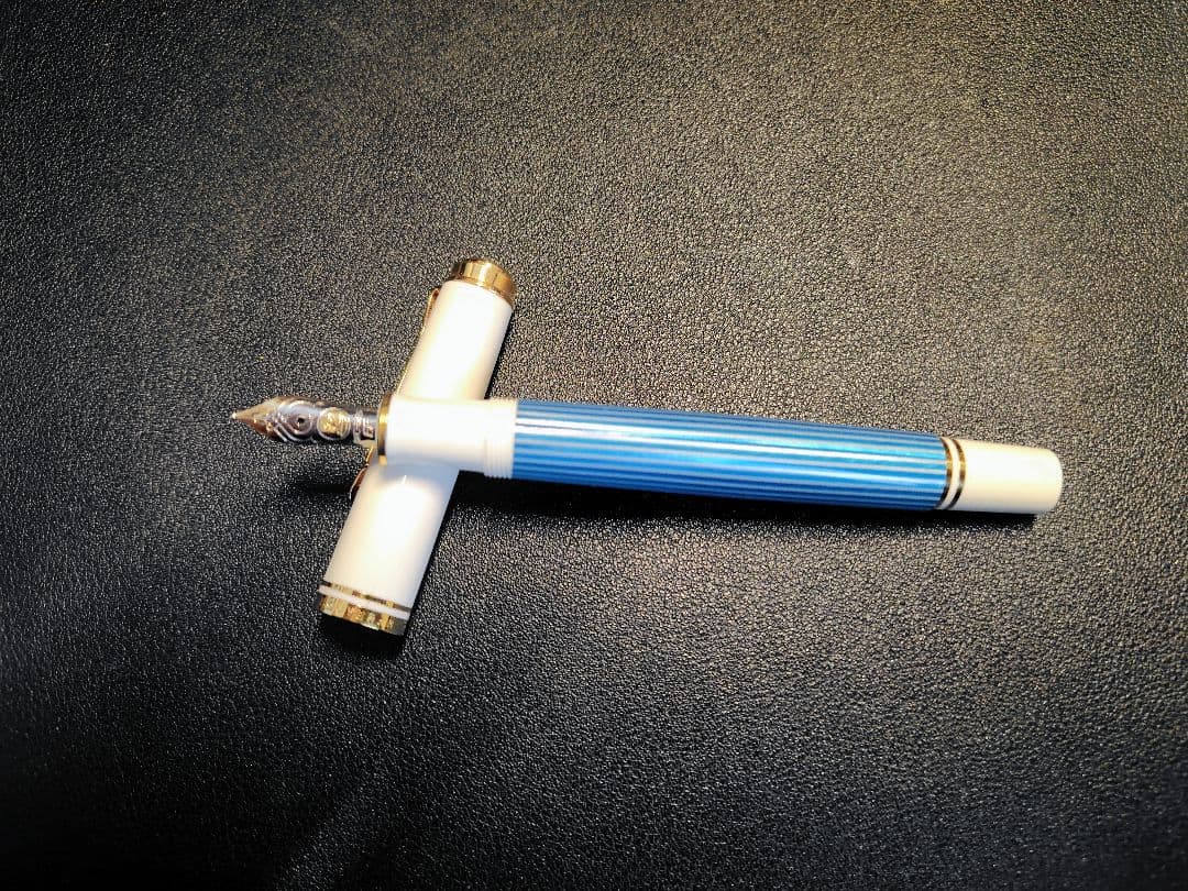 ペリカン 万年筆 スーベレーン M600 ターコイズホワイト EF 特別生産品