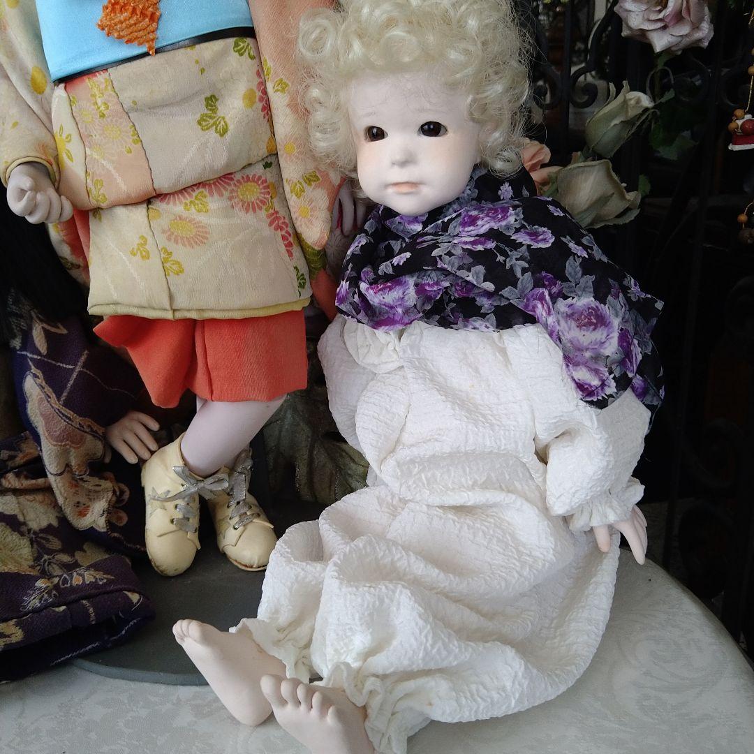 ✭ビスクドール 創作人形優しさ溢れる貴婦人穏やかな笑顔で語り掛けてきそうな憂い。