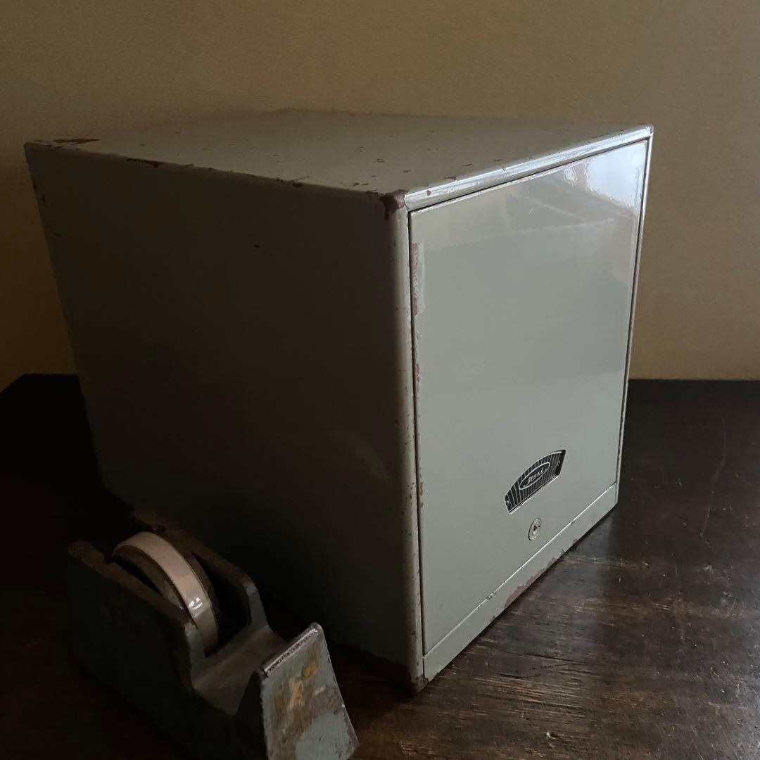 インダストリアル　スチールケース　書類ケース　ビンテージ