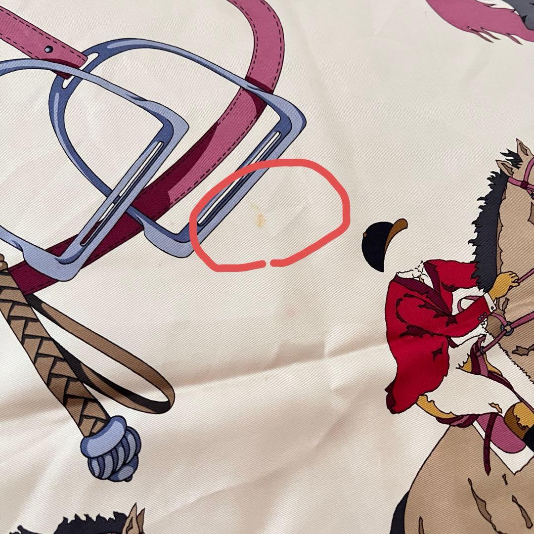 GUCCI グッチ シルク 大判 スカーフ バンダナ 赤