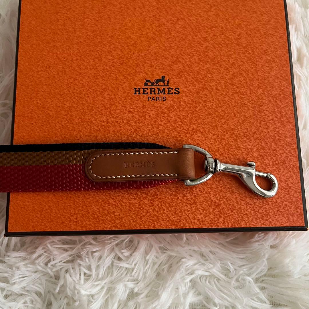 HERMES エルメス ロカバール キャンバス リード 犬用