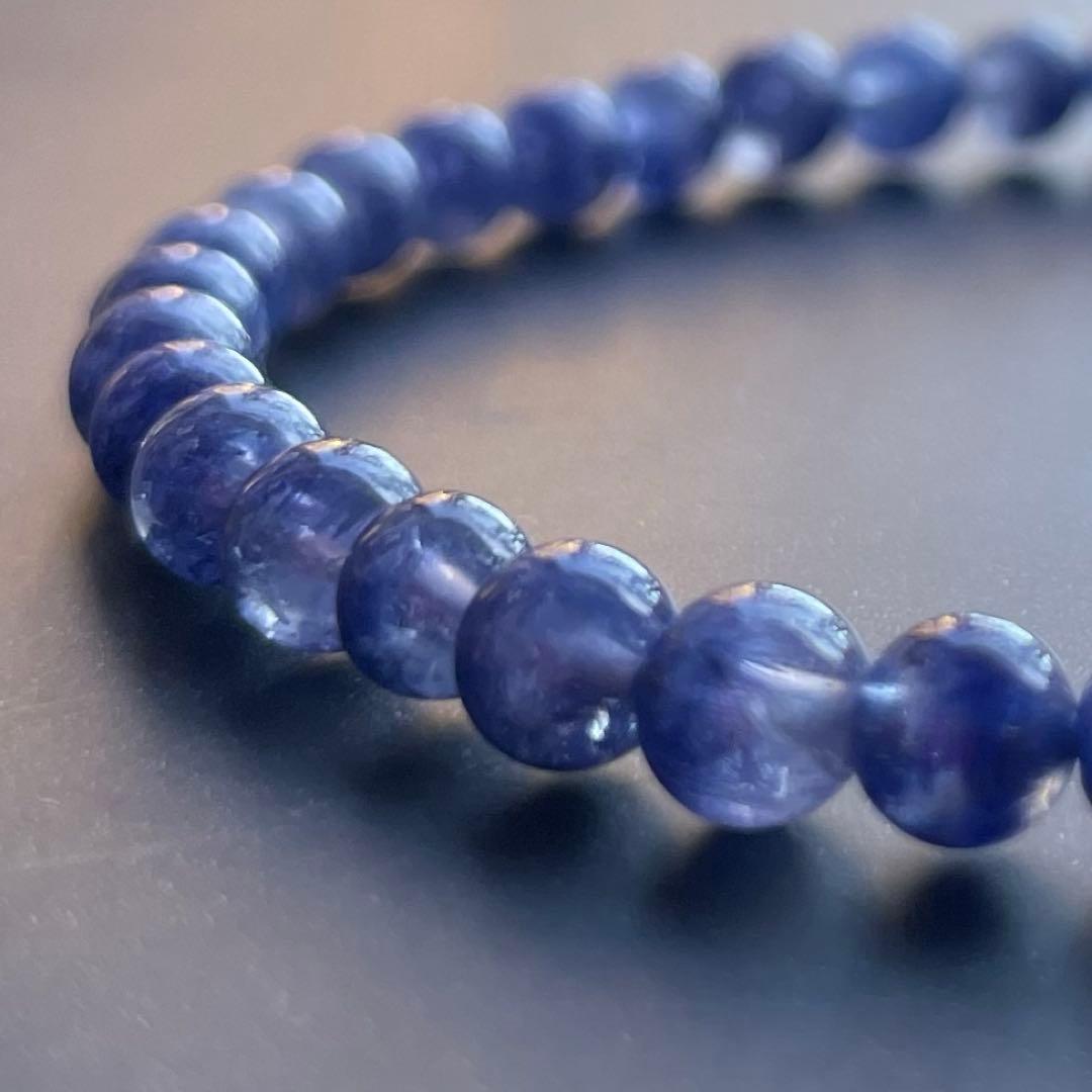 Y-6【高品質•新品】ディモルチェライトDumortierite 4.5mm 珠