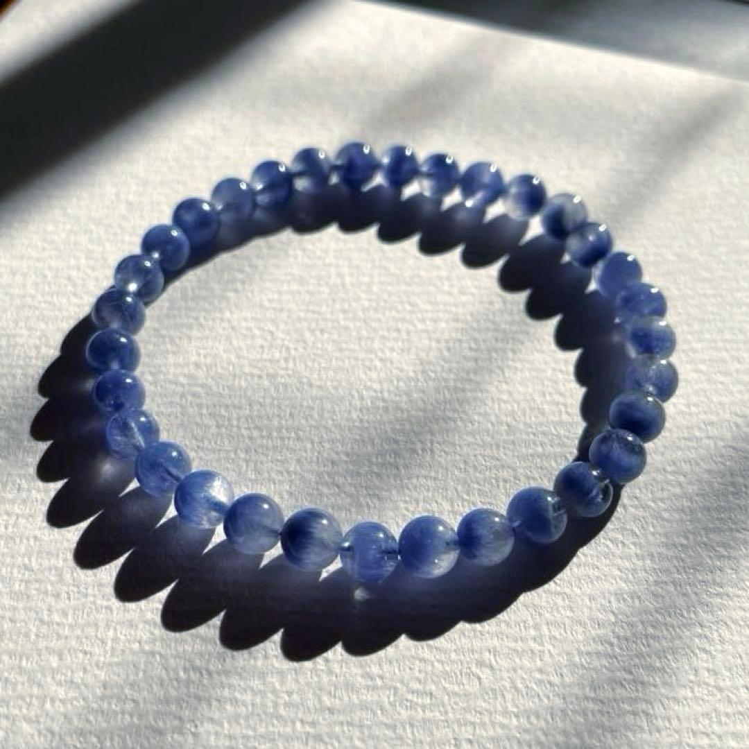 Y-6【高品質•新品】ディモルチェライトDumortierite 4.5mm 珠