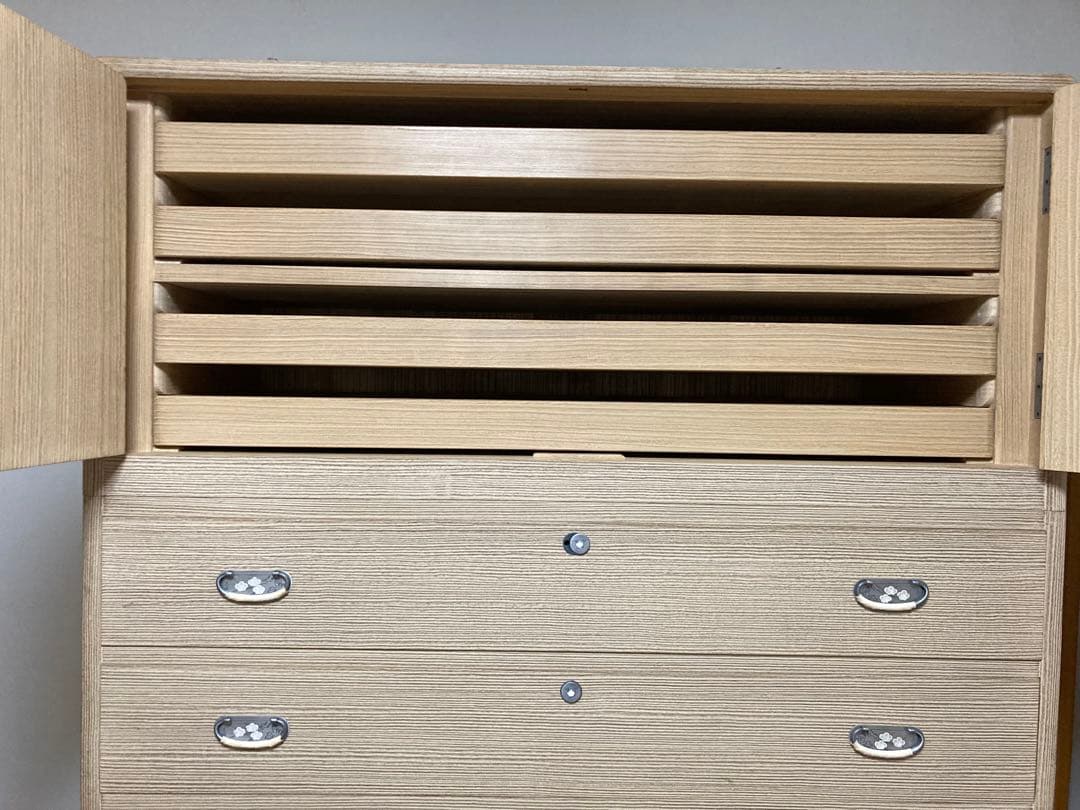 【大型】桐箪笥 桐たんす H181×W120.5×D48.5cm ☆USED