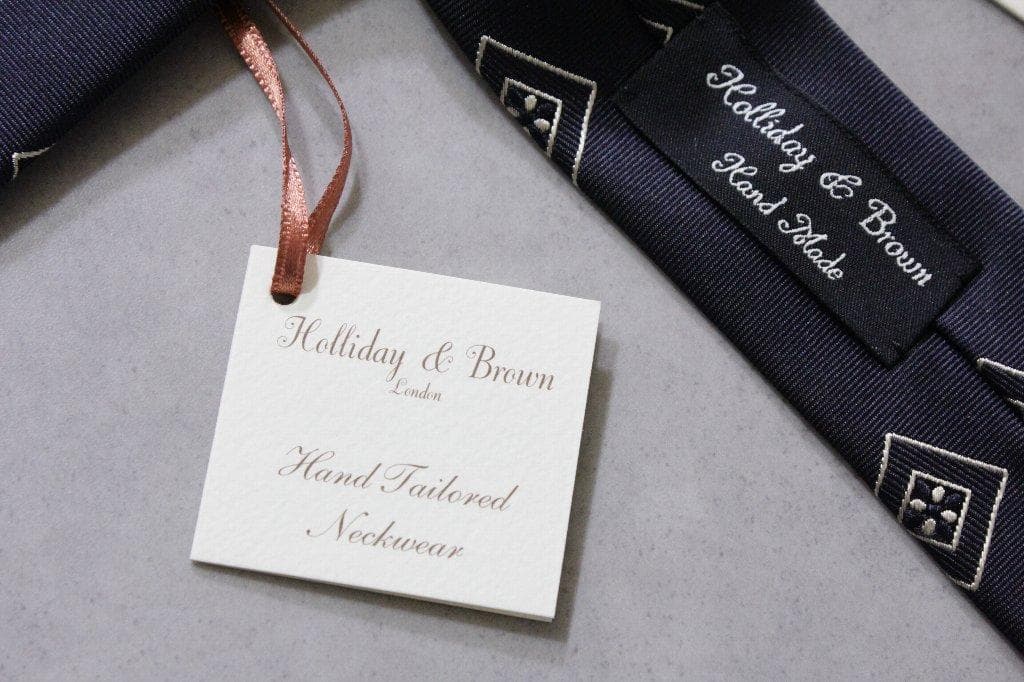 HOLLIDAY&BROWN★新品2.3万円ホリディ＆ブラウン 幾何柄ネクタイ⑦