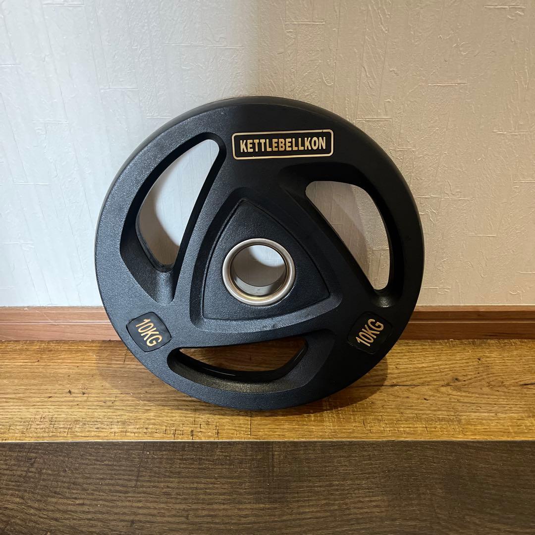 KETTLEBELLKON オリンピックプレート10kg2枚セット