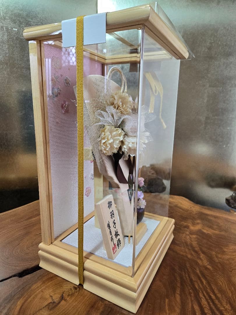 【展示品限り】正月飾り　羽子板　ケース飾り　※閉店セール　H26