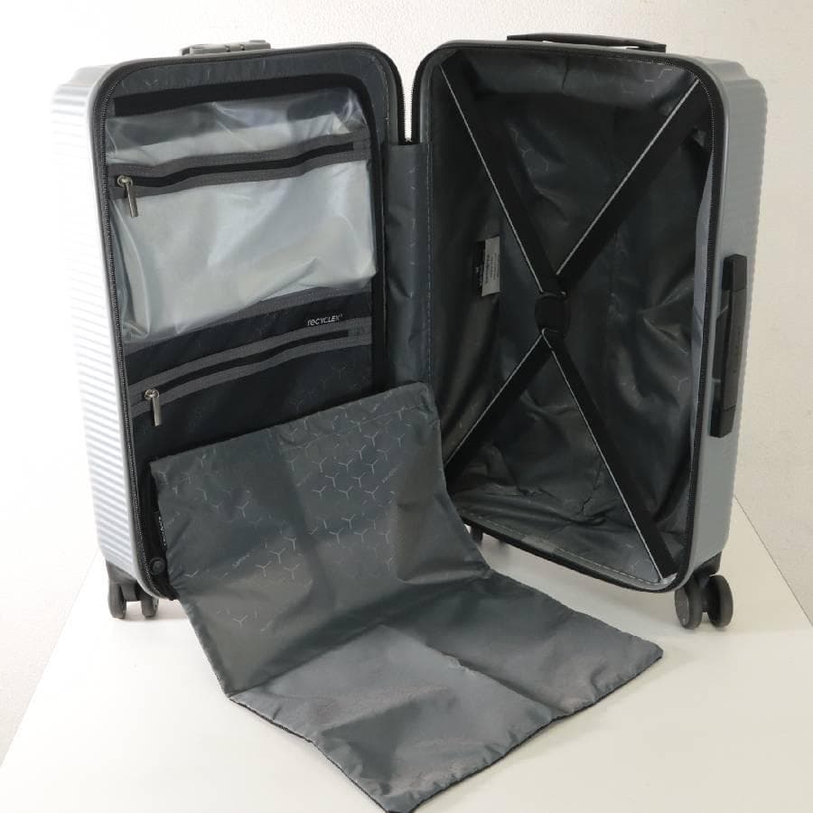 値下 展示品 サムソナイト エレメント XLT スーツケース 20インチ シルバ